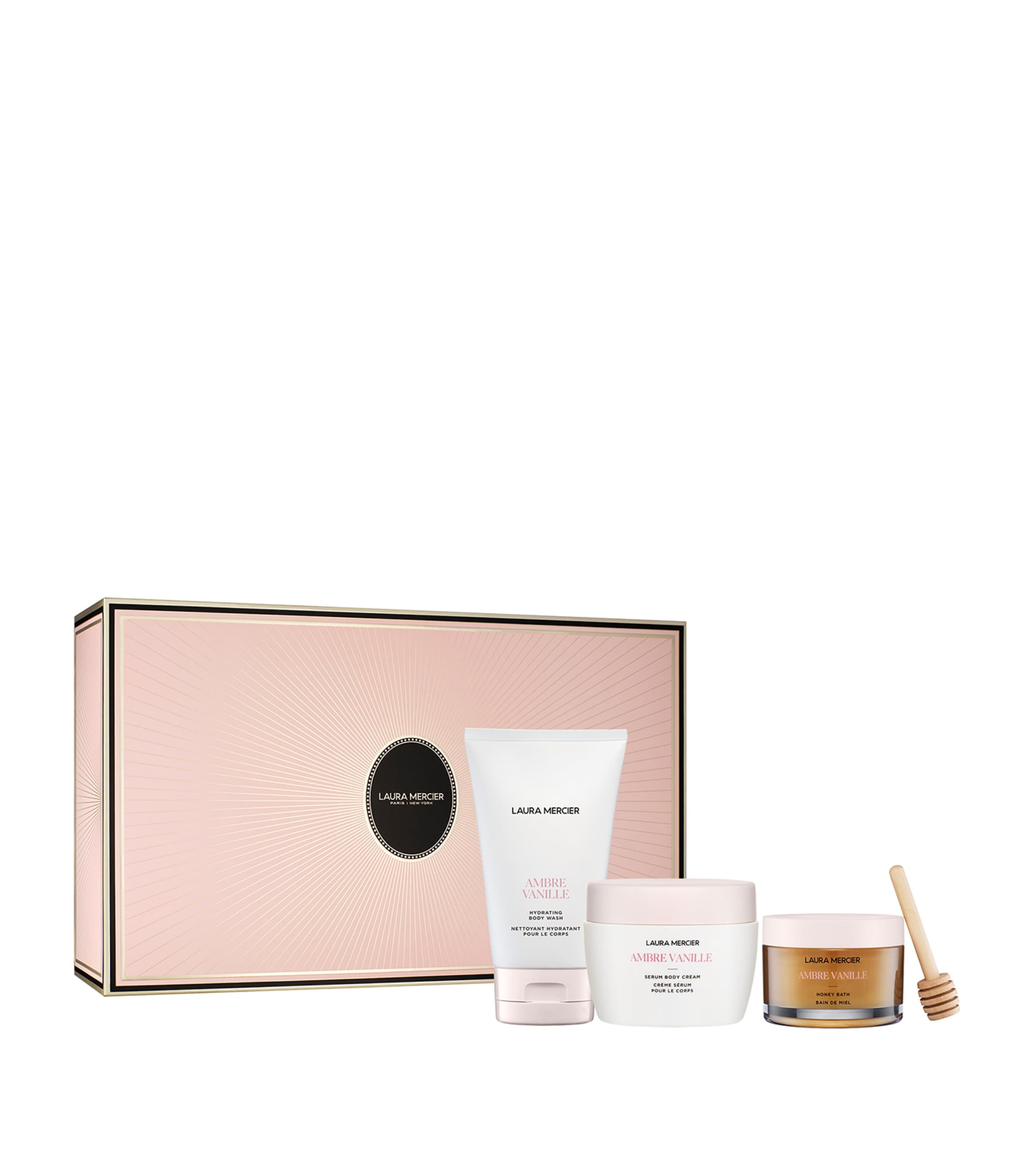 Laura Mercier Delicious & Decadent Ambre Vanille Collection In Transparent