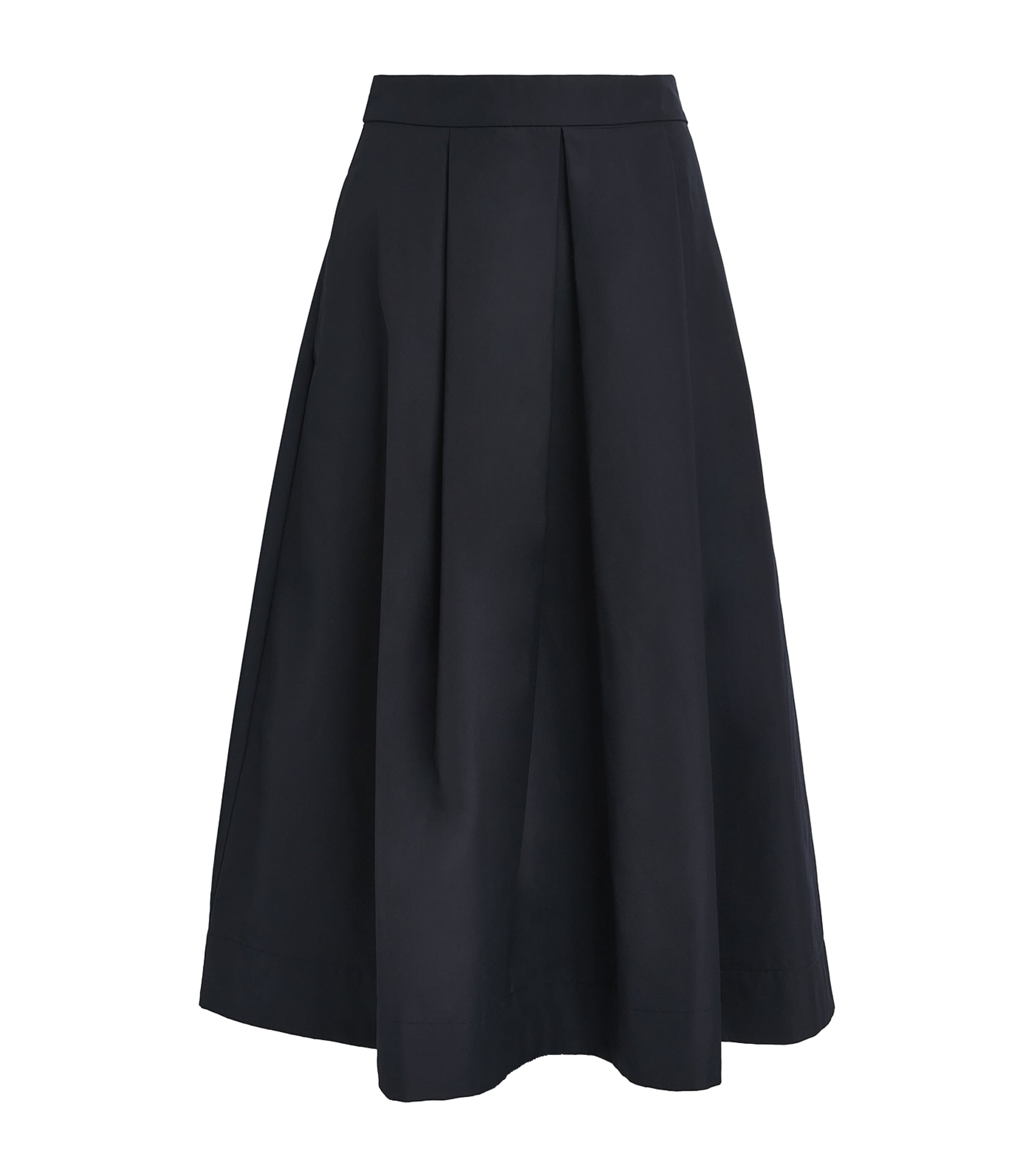 Max & Co Corollo Midi Skirt In Blue