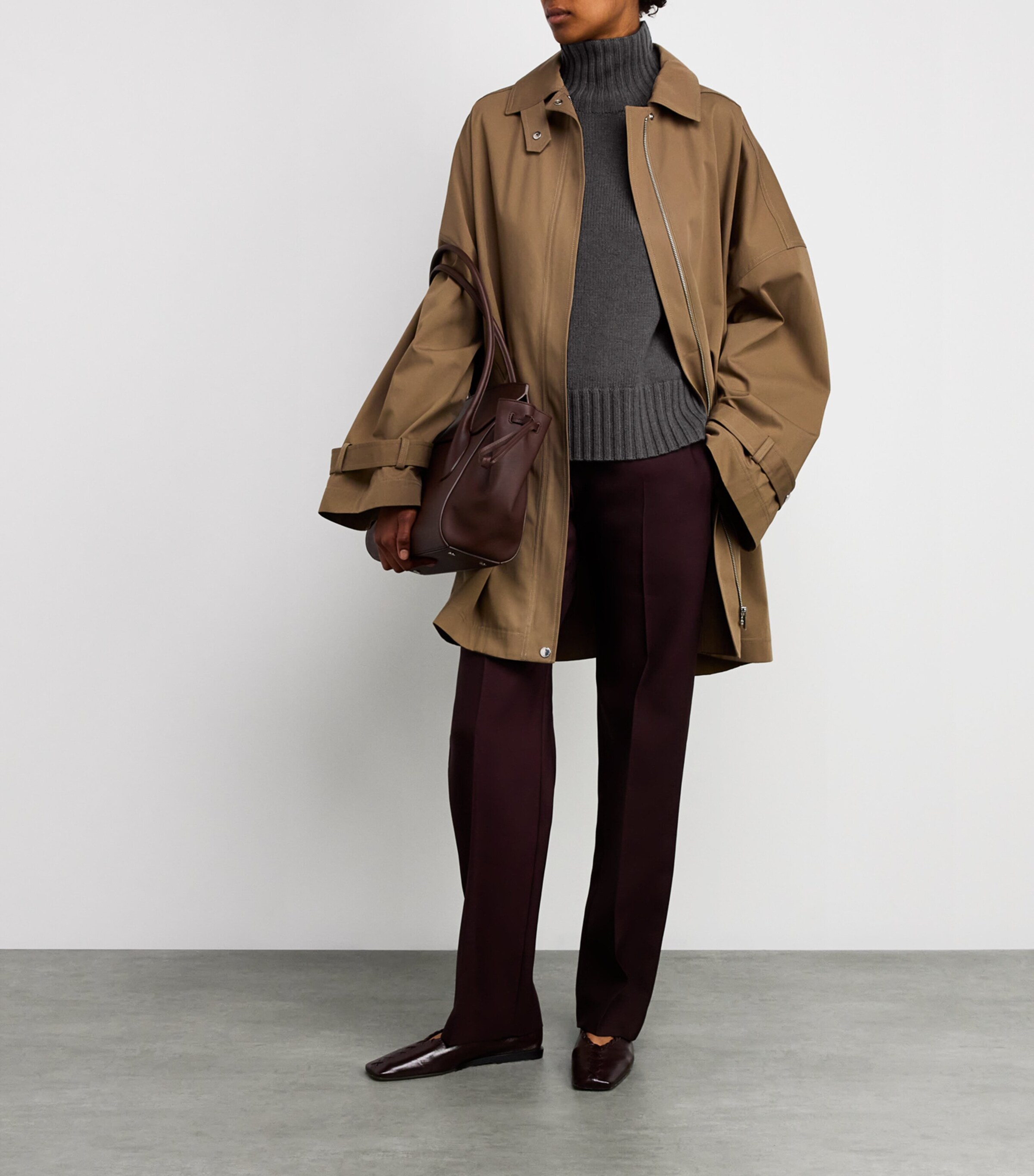 Wool-Cashmere Sweater GREEN Image 2