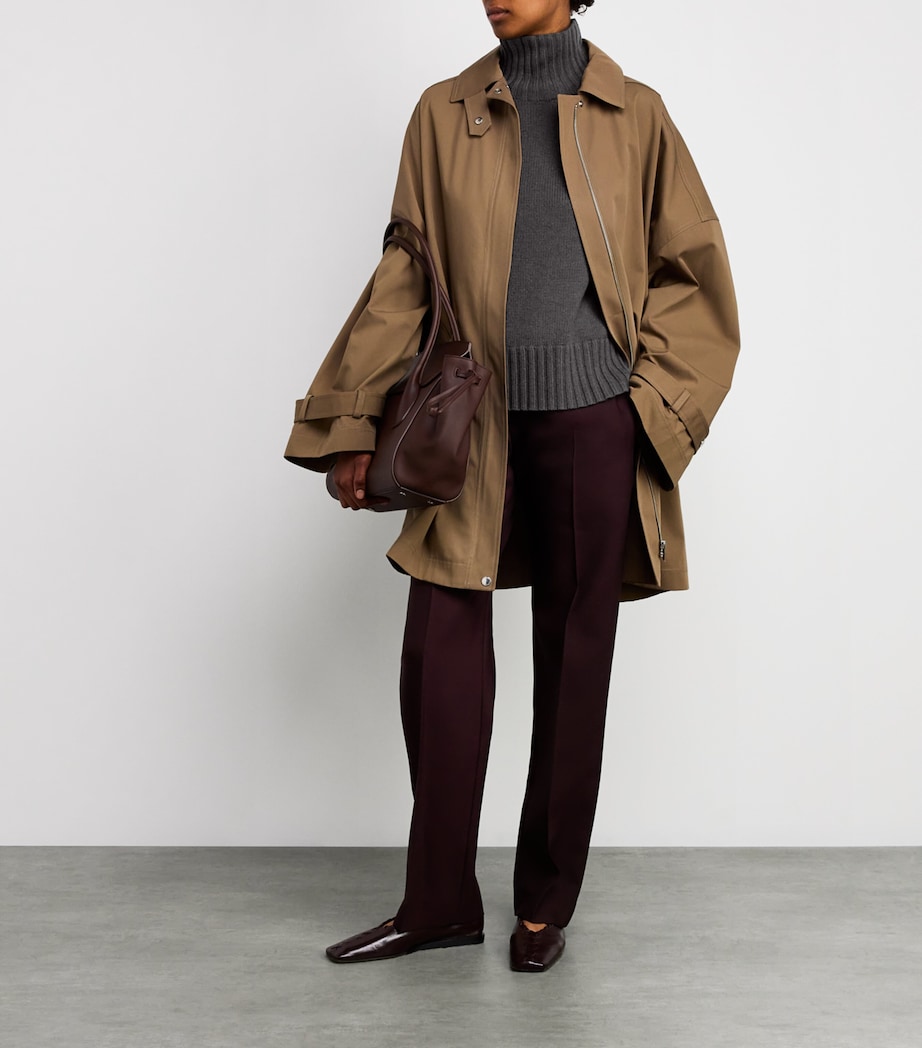 Wool-Cashmere Sweater GREEN Image 2