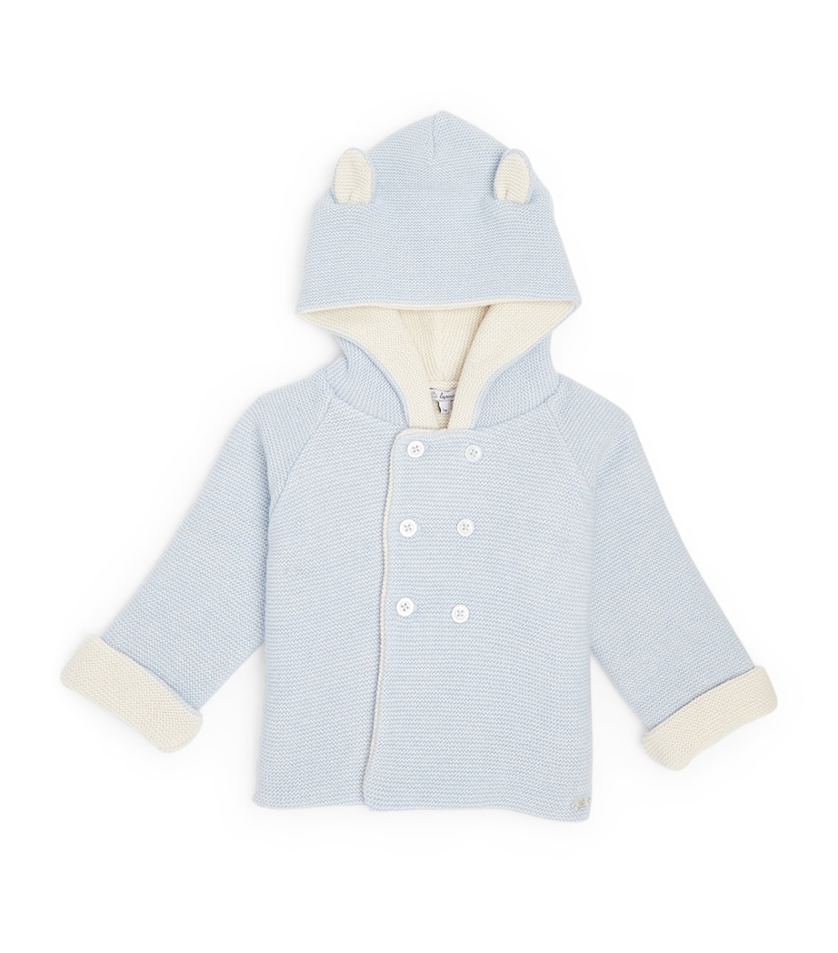 Teddy Coat (1-9 Months) PALE BLUE Image 1