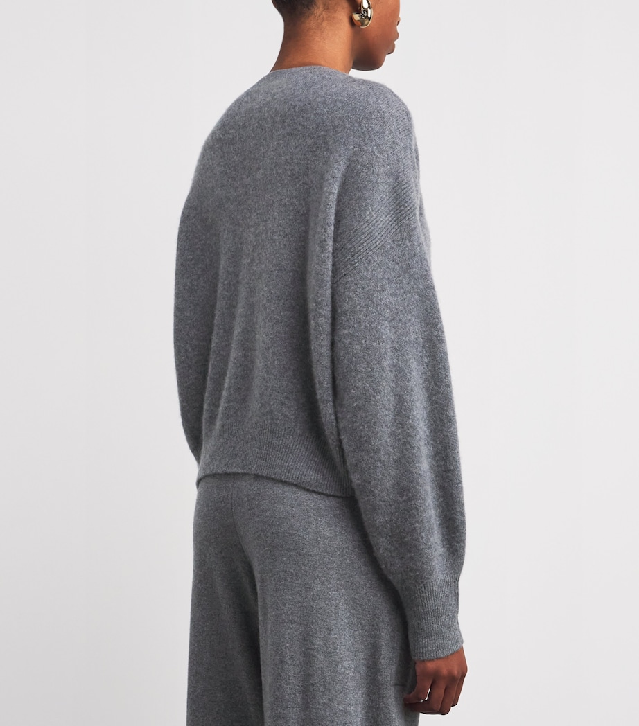 Organic Cashmere Modena Sweater MIDGREY Image 4