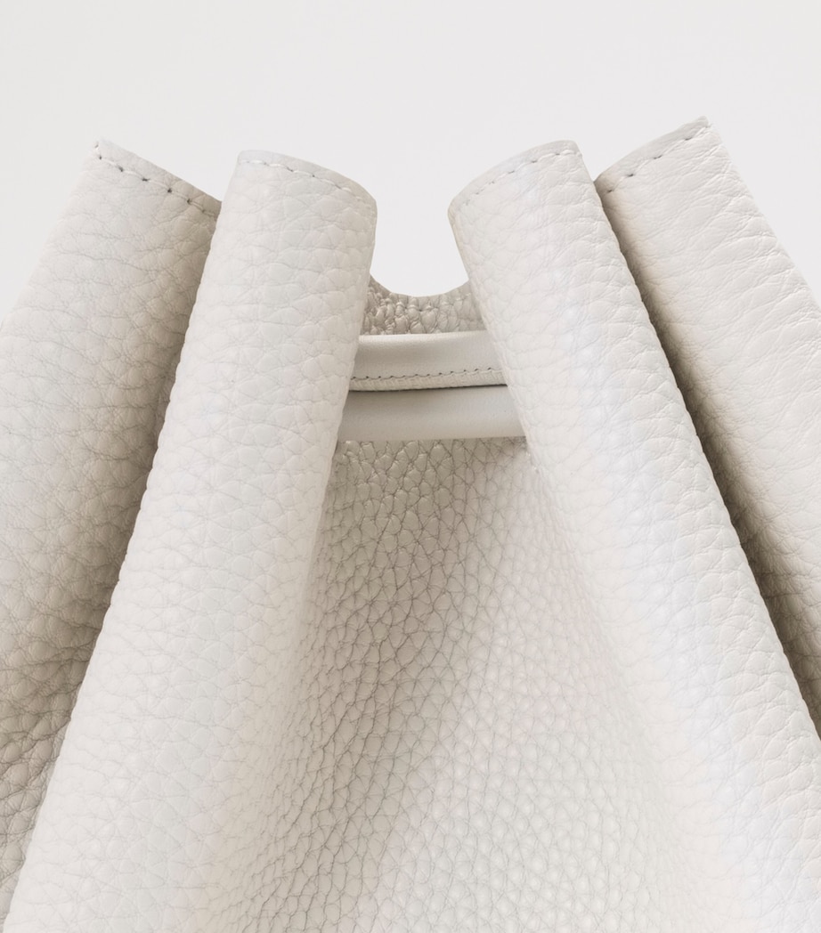 Small Calfskin Madrid Shoulder Bag SOFT WHITE Image 11