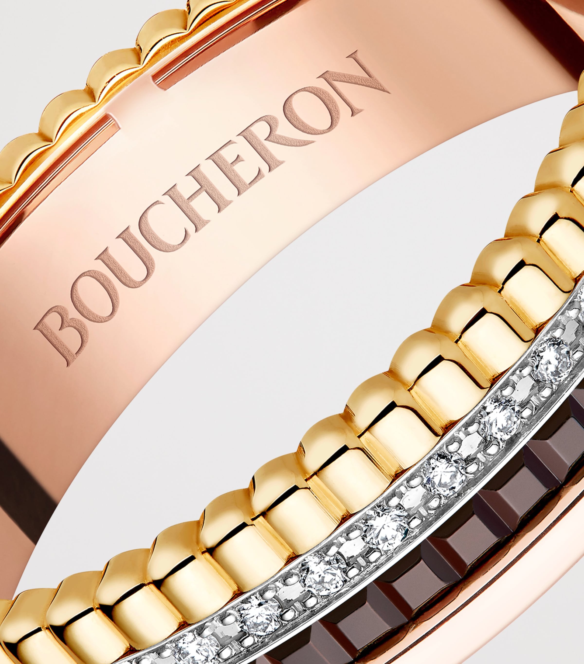 Boucheron Extra Small Mixed Gold Quatre Classique Ring Yellow Gold Image 3