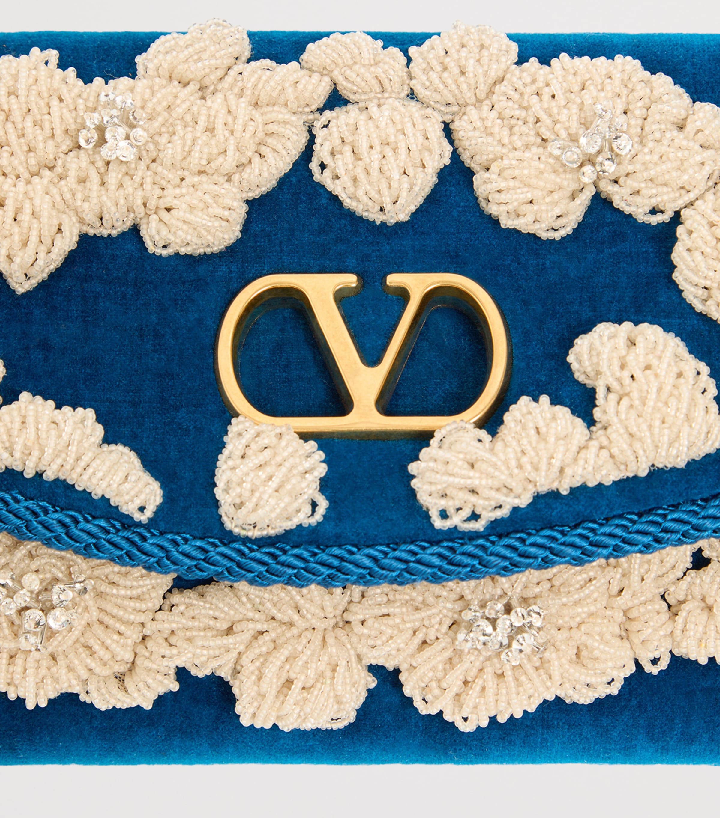 Valentino Garavani Small Beaded DeVain Shoulder Bag Dpb Image 6