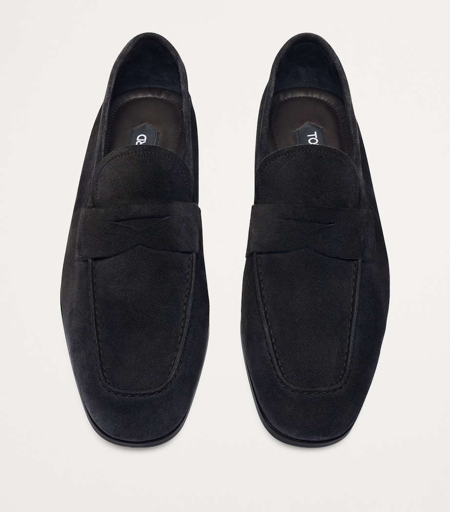 Suede Sean Penny Loafers 1L002 Image 2