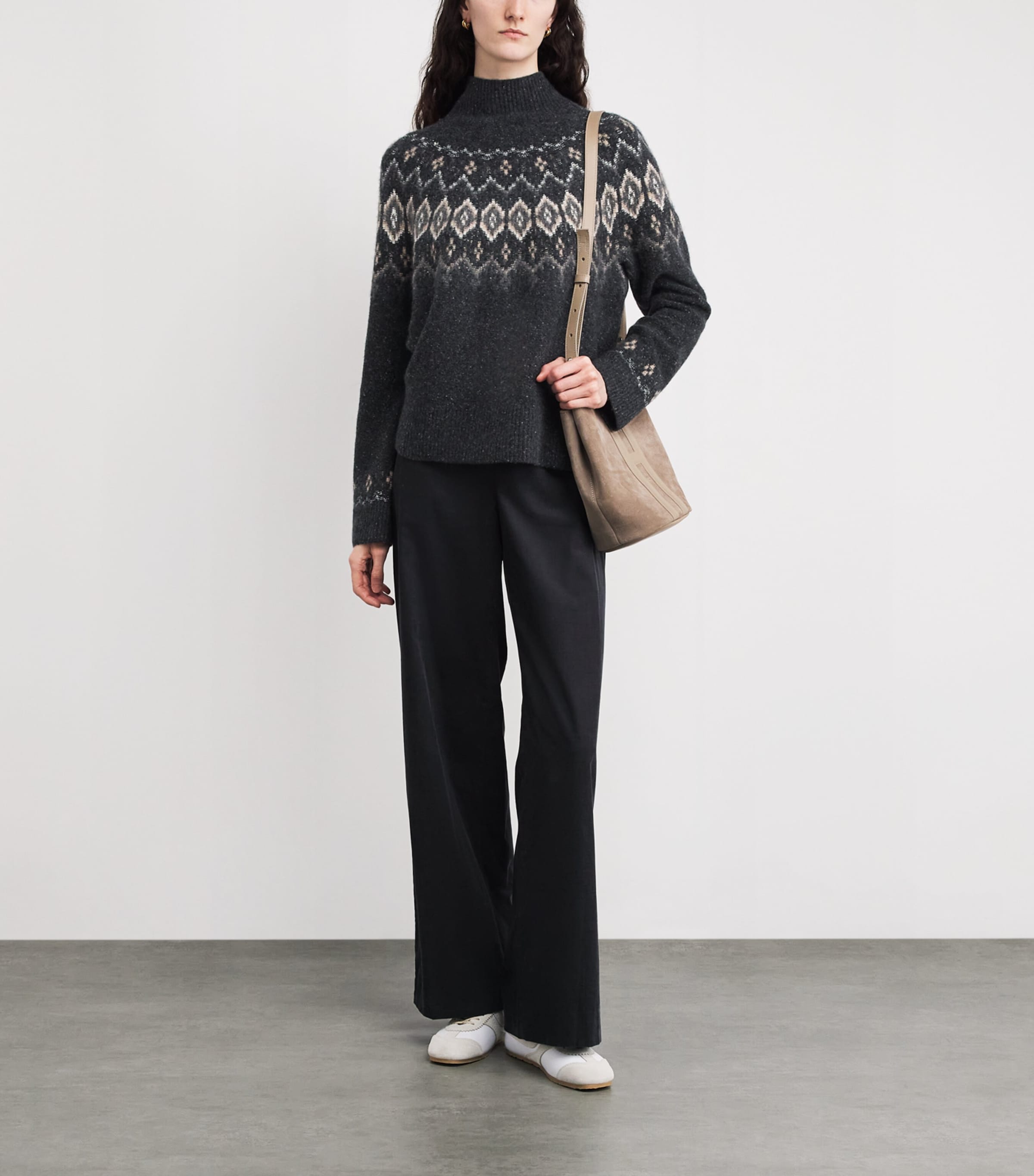 Cashmere Donegal Sweater 015HCC Image 2