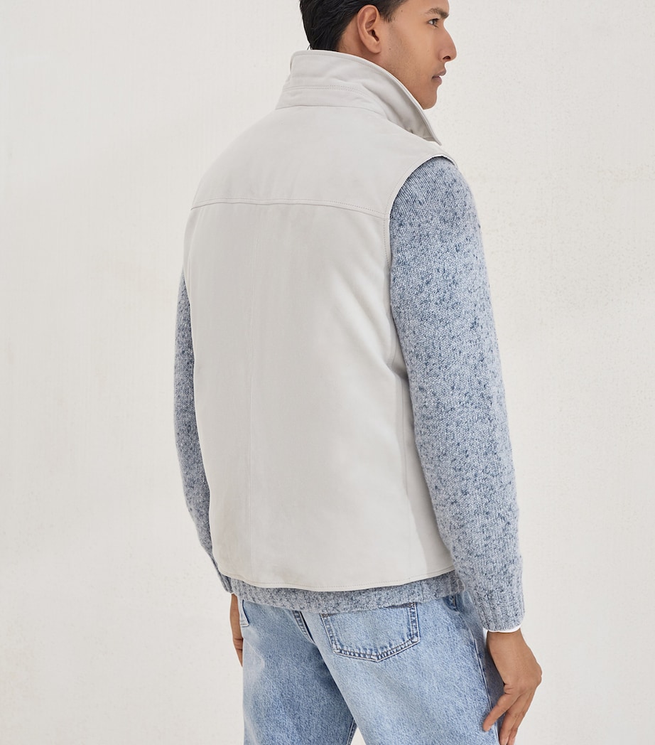 Suede Down Gilet C4245 Image 6