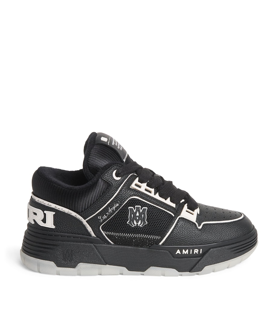Leather MA-1 Sneakers BLACK Image 1