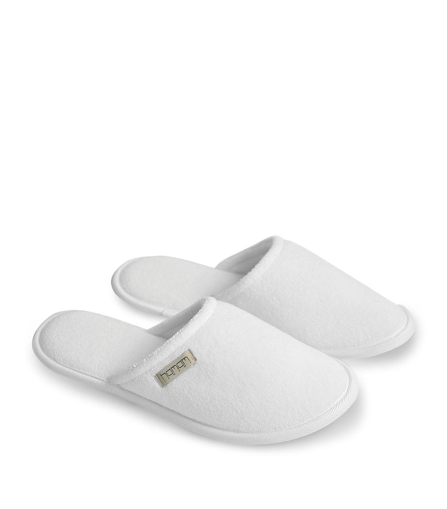 Ash Slippers (Size 38-39) WHITE Image 1