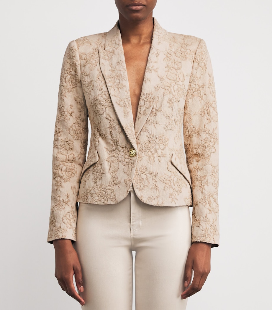Cotton Twill Jennah Blazer 1664TBV NETRL CRINKL Image 3