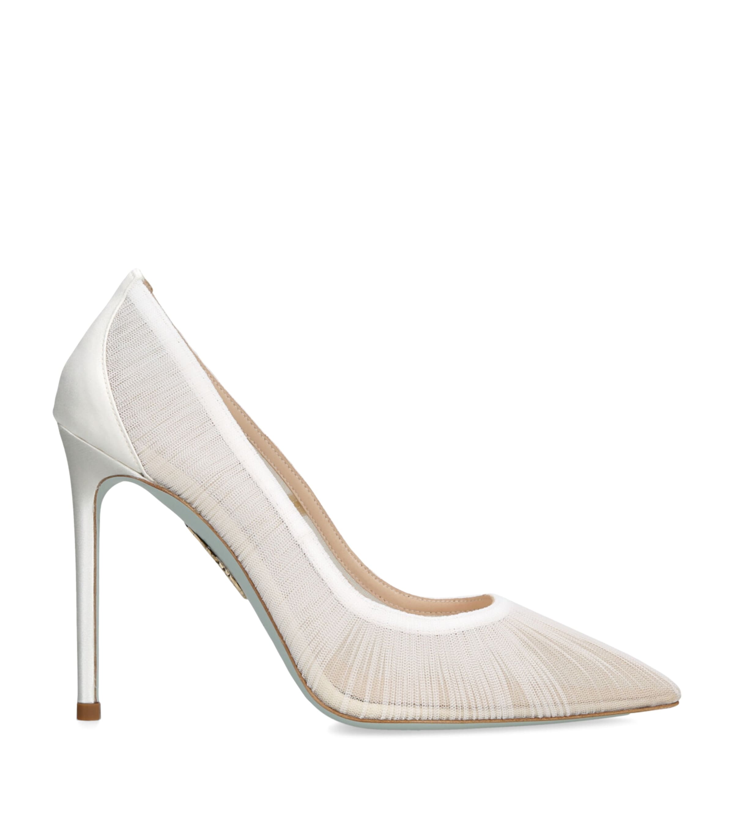 Tulle Voile Pumps 105 WHITE Image 1