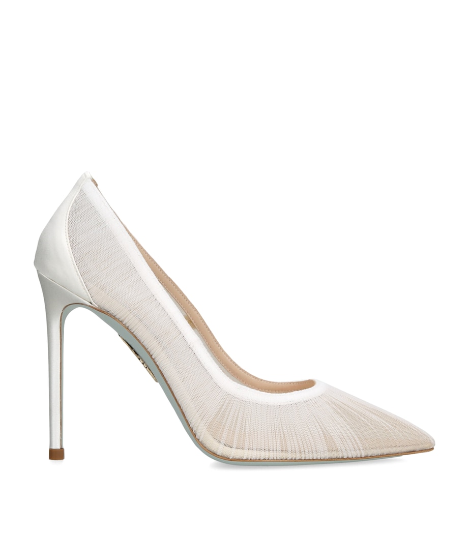 Tulle Voile Pumps 105 WHITE Image 1