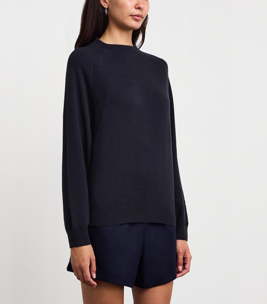 Wool-Cashmere Sweater NAVY Image 3