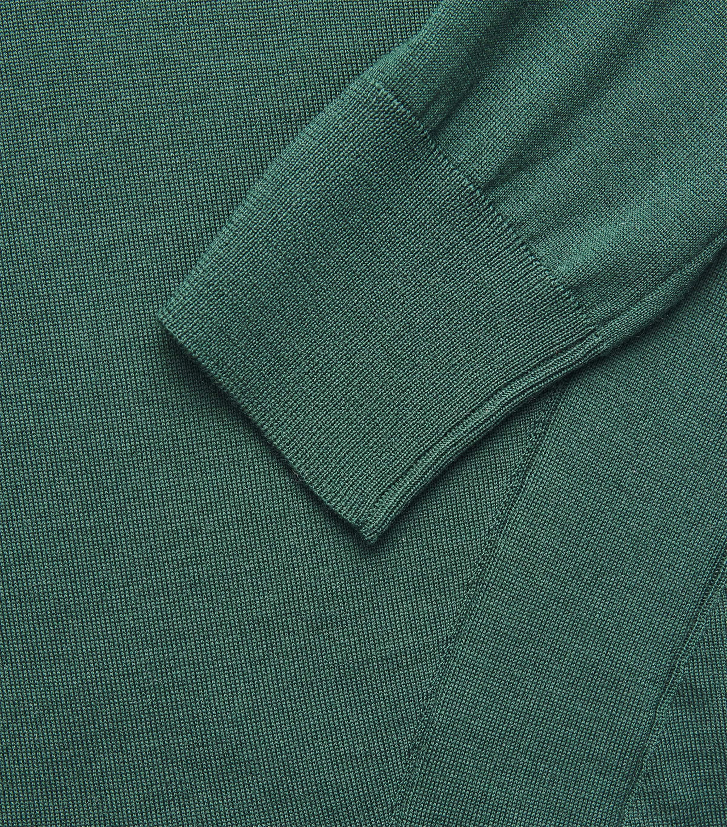 FFORME Womens Merino Wool Mitchell Sweater Evergreen Image 6