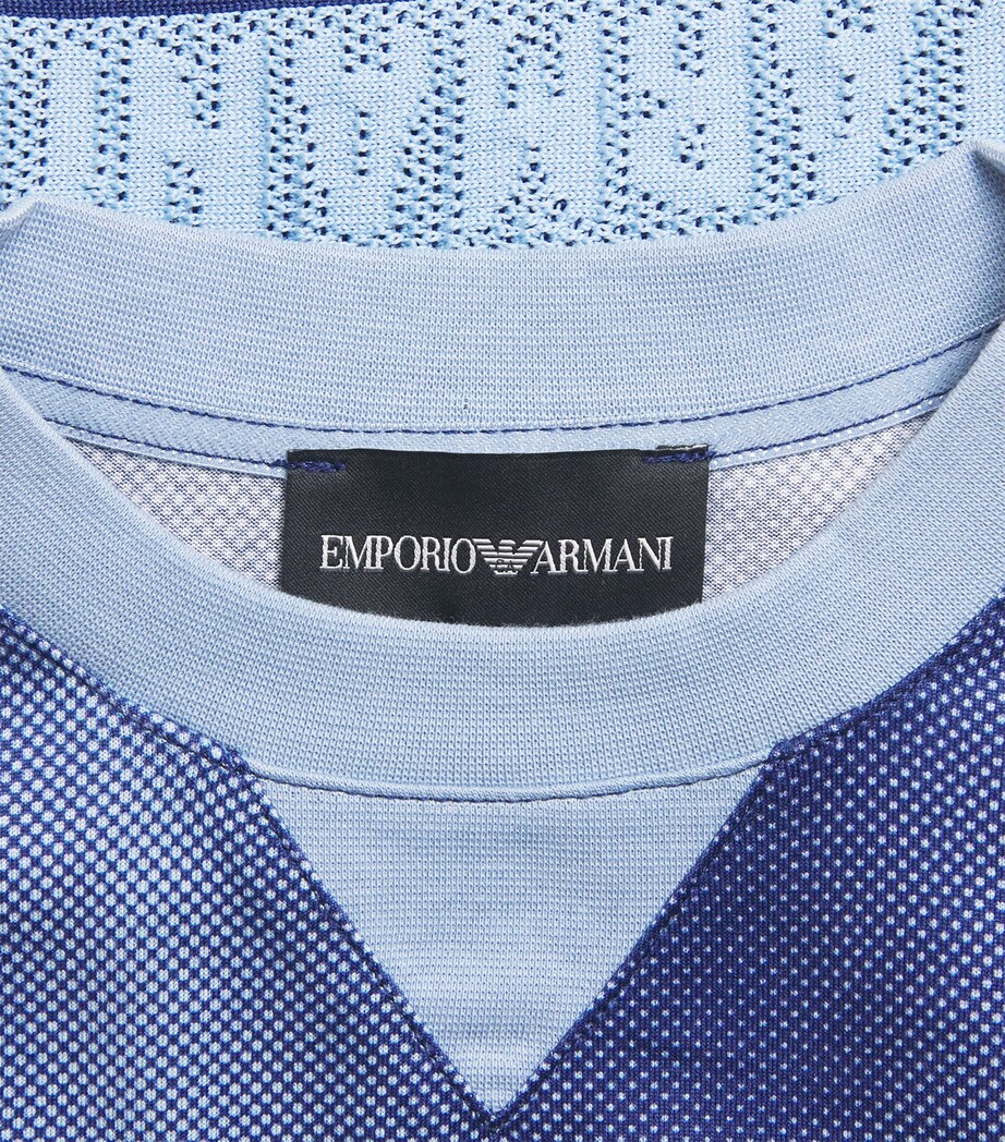 Logo T-Shirt and Shorts Set (4-16 Years) U9360 SOFT CHAMBRAY Image 4