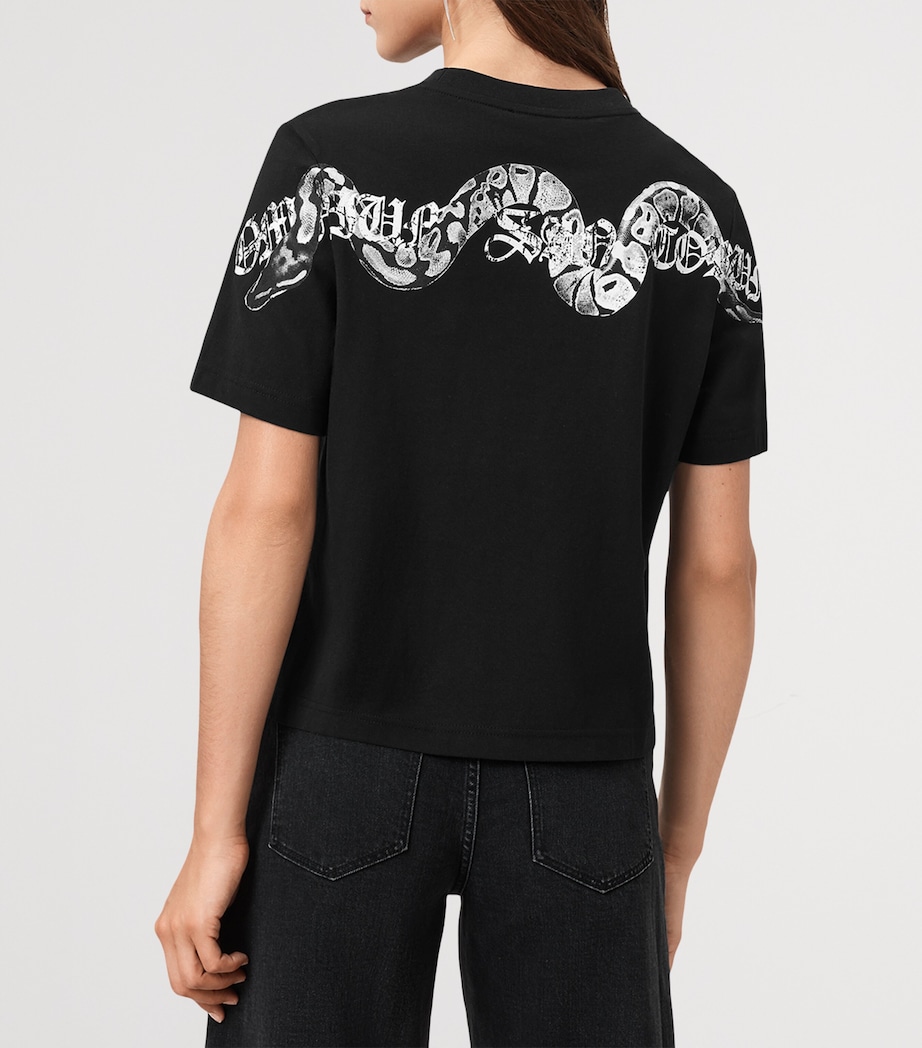 Organic Cotton Lisa T-Shirt BLACK Image 6