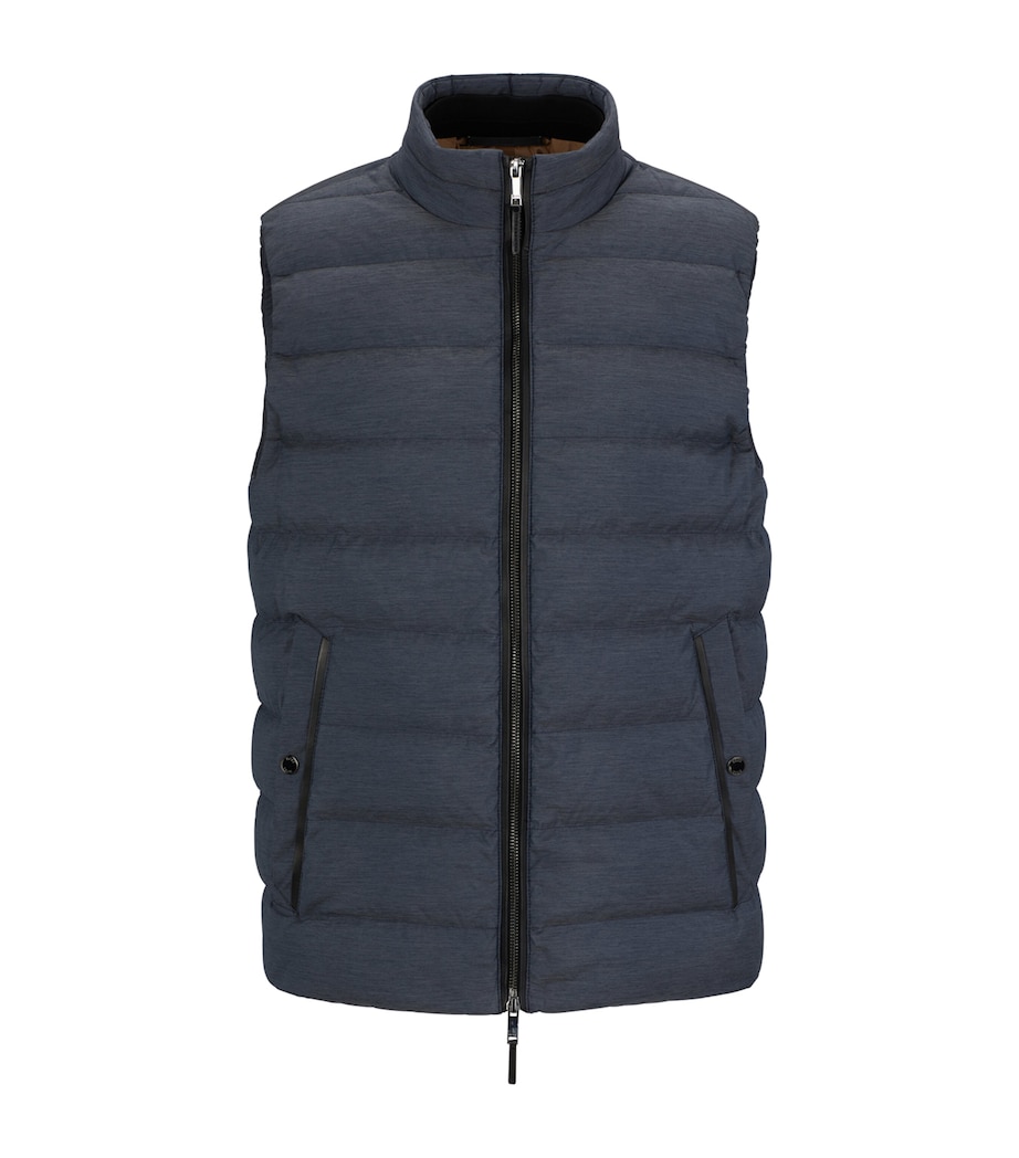 Melange Padded Gilet 404 Image 1