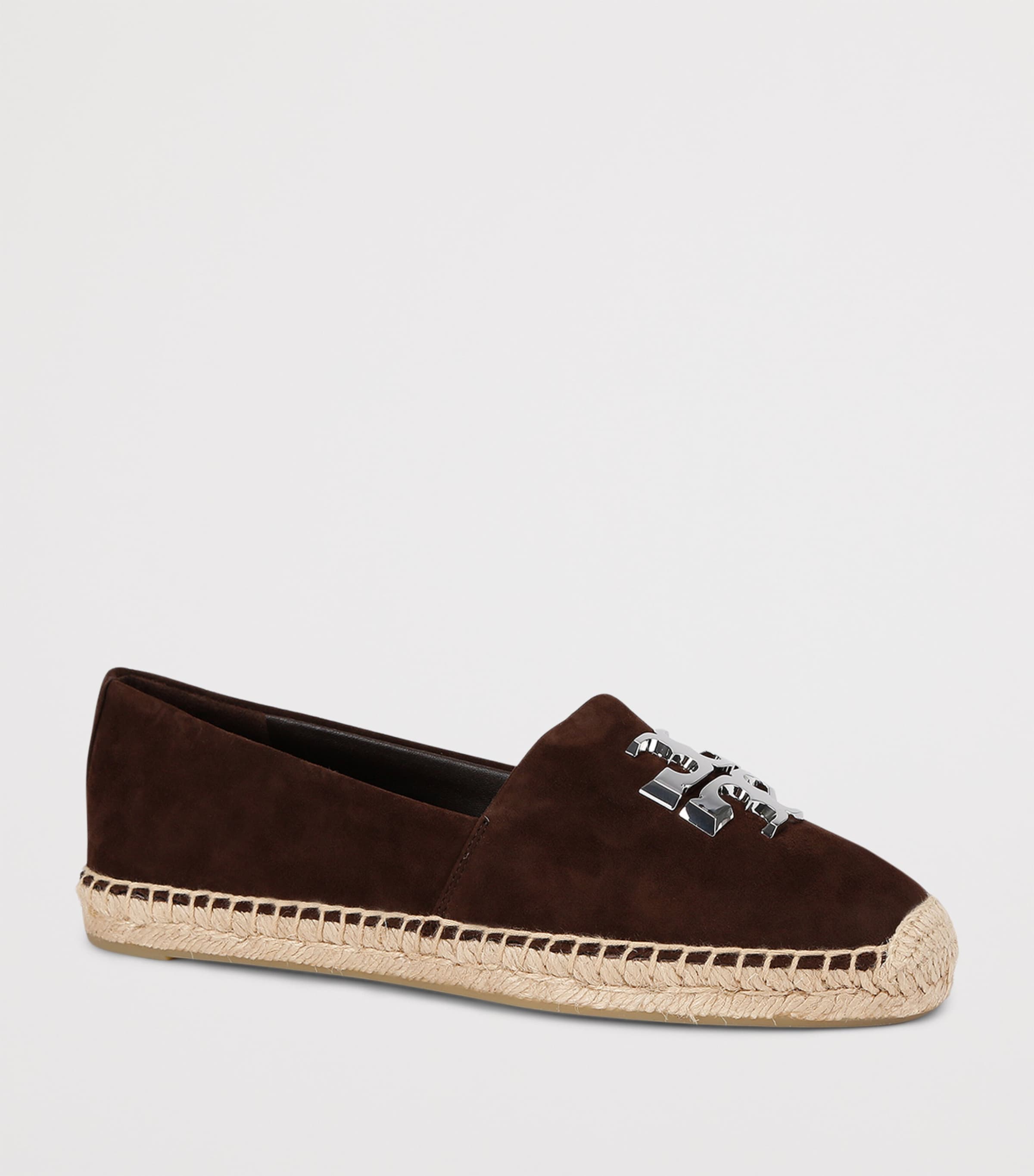 Leather Eleanor Espadrilles DARK BROWN Image 3