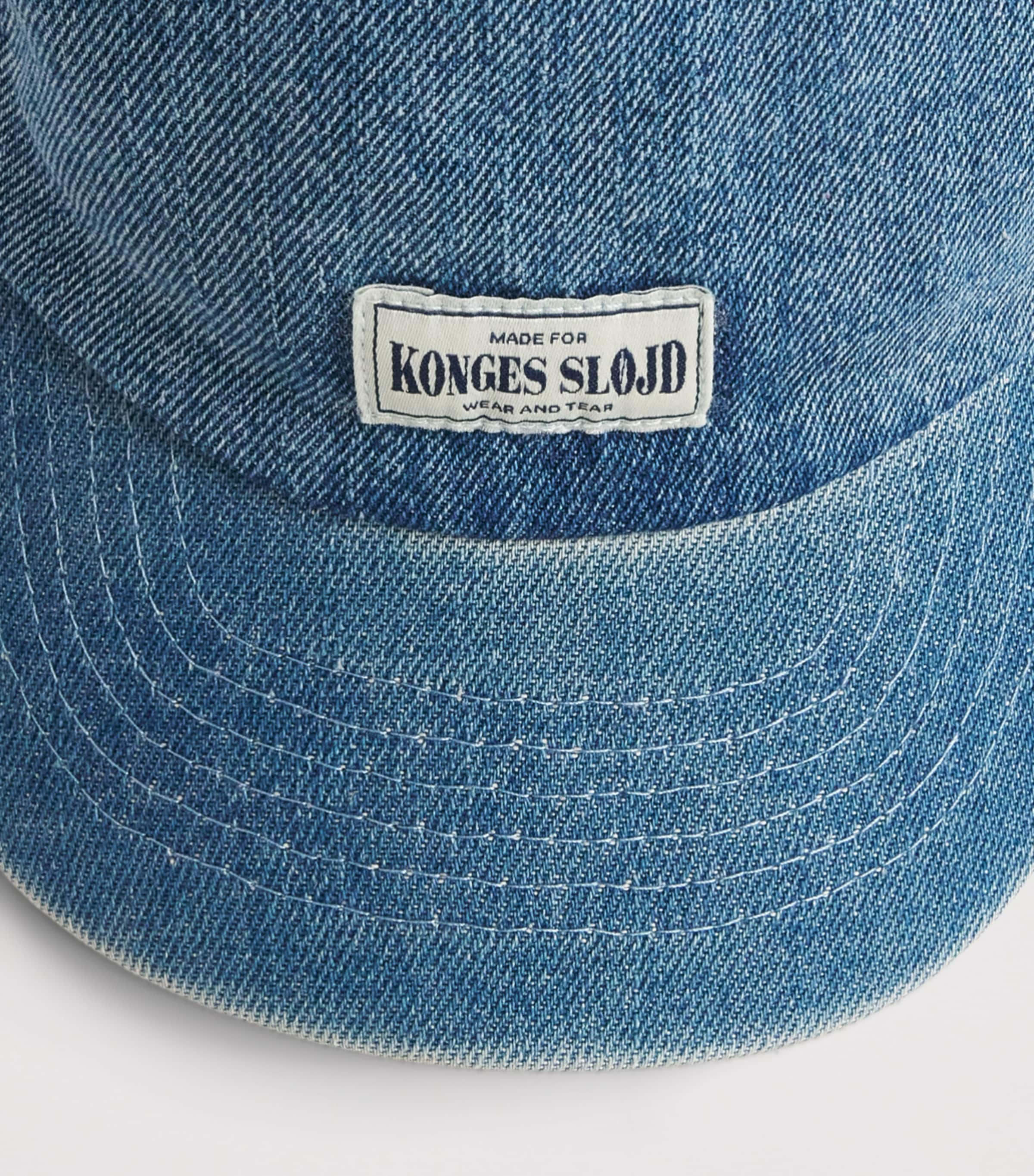KONGES SLOJD Organic Cotton Denim Cap Denim Image 3