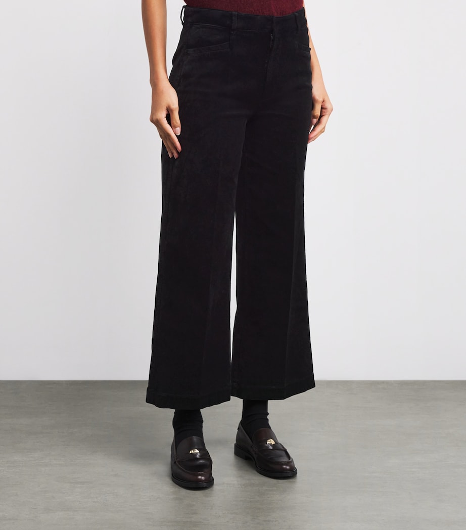 Velvet Anessa Trousers BLACK OVERDYE Image 3