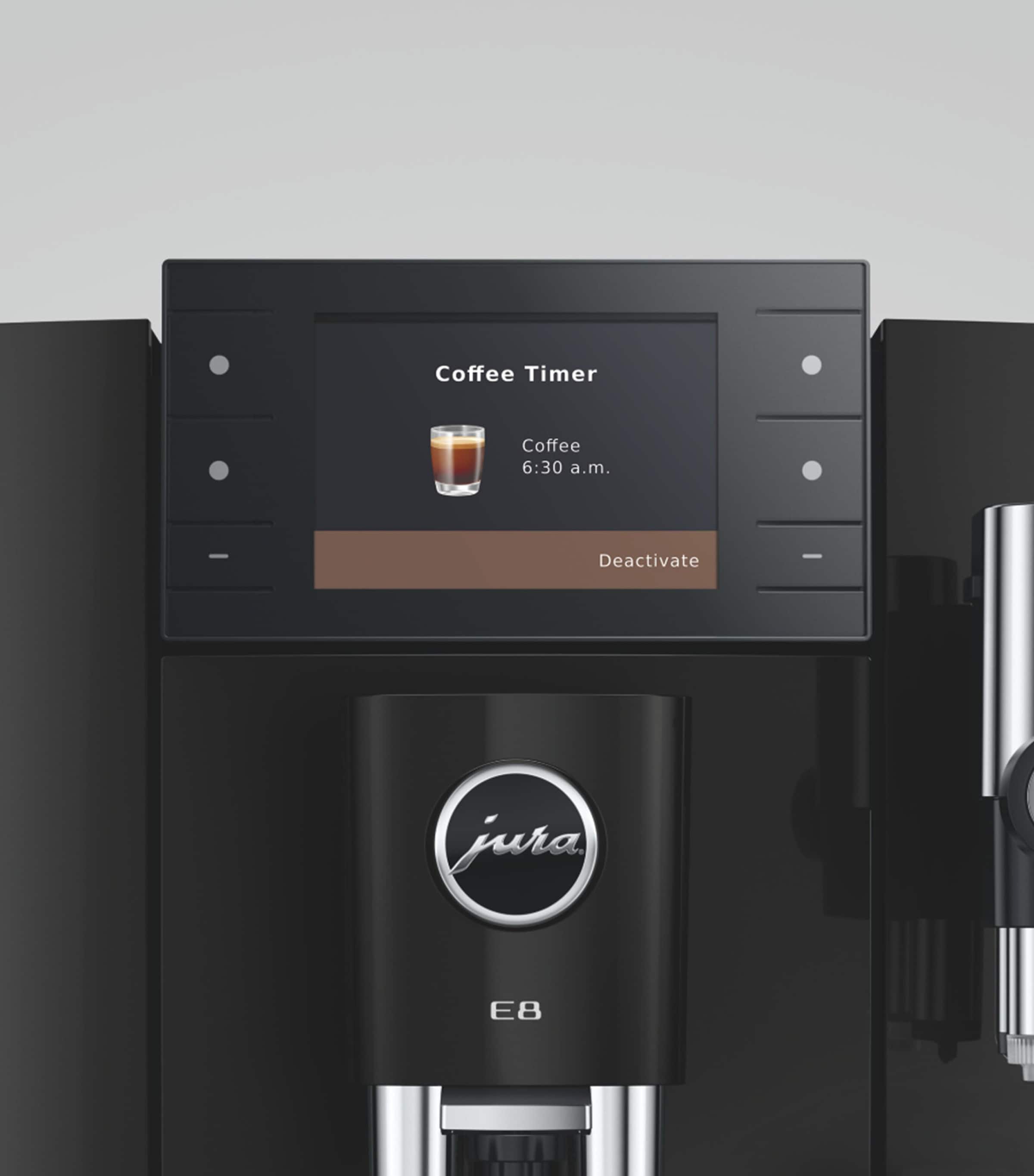Jura E8 Coffee Machine Black Image 7