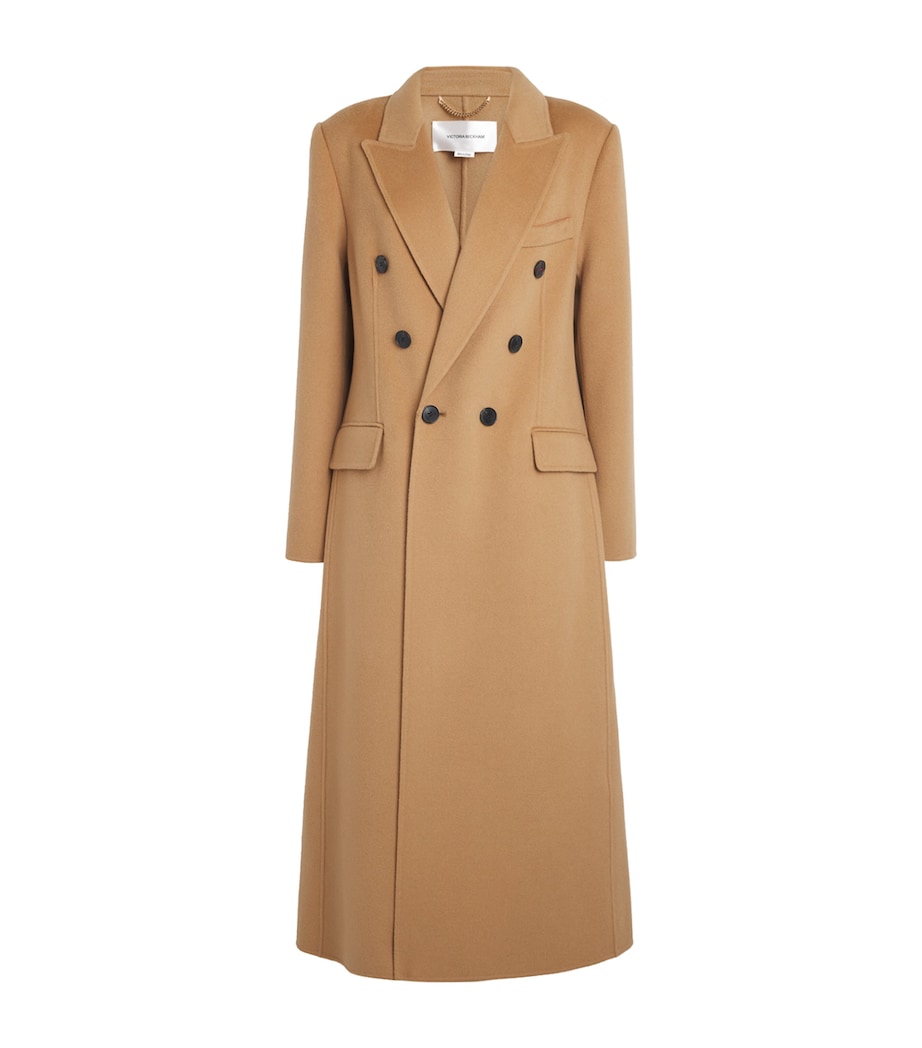 Wool-Cashmere Double-Faced Coat 44 CAMEL Image 1