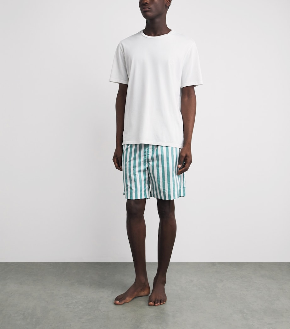 Calvin Klein Mens Cotton Poplin Stripe Pyjama Bottoms Boardwalk Arc Image 2