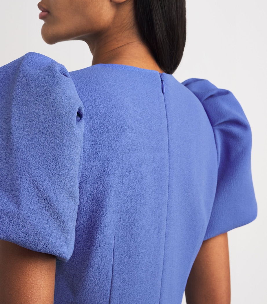 Puff-Sleeve Violetta Maxi Dress PERIWINKLE BLUE Image 4