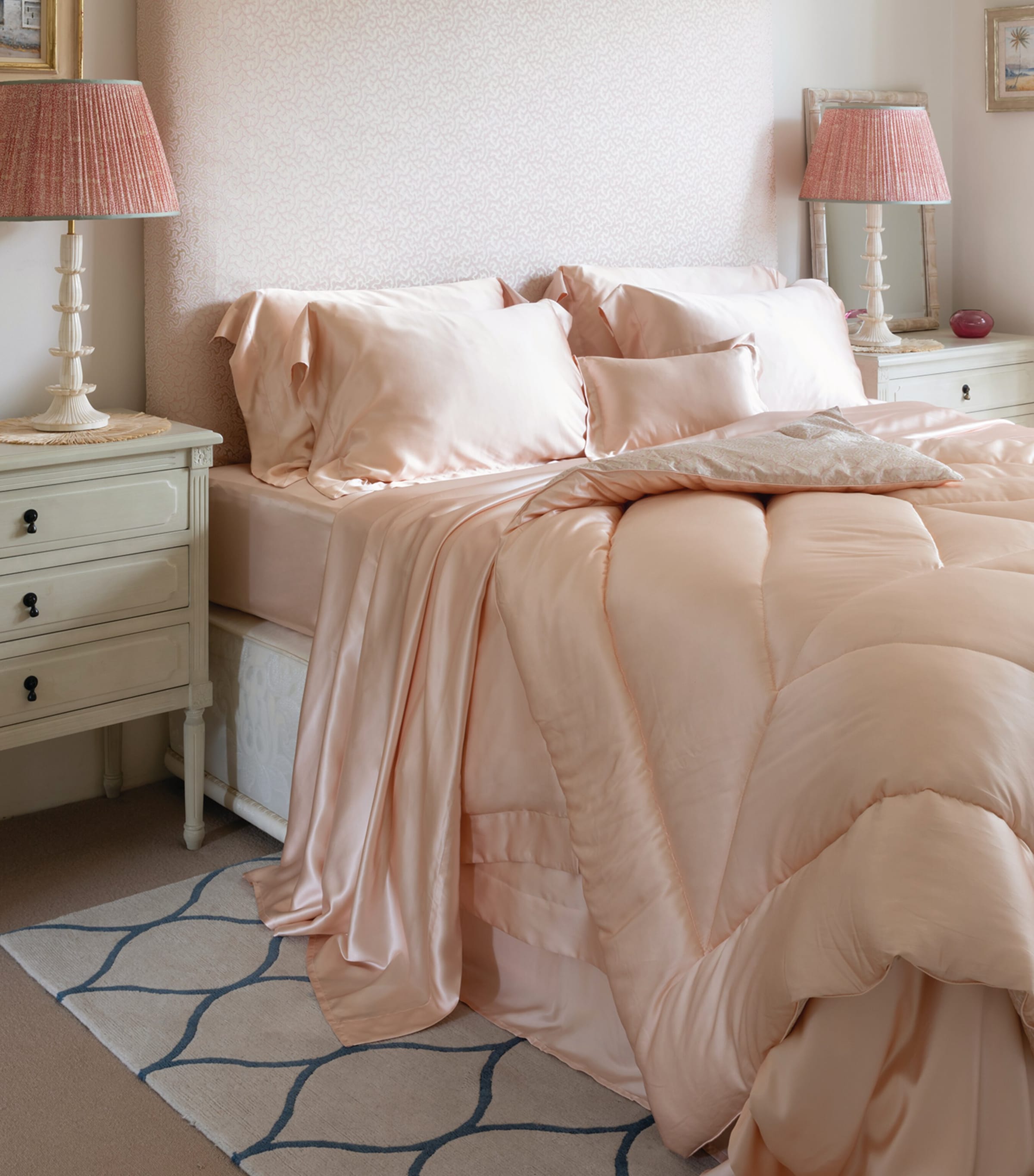 GINGERLILY X VANESSA KONIG ROSE KING DUVET COVER 