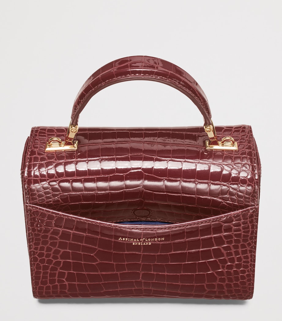 Midi Mayfair Top-Handle Bag MERLOT Image 4