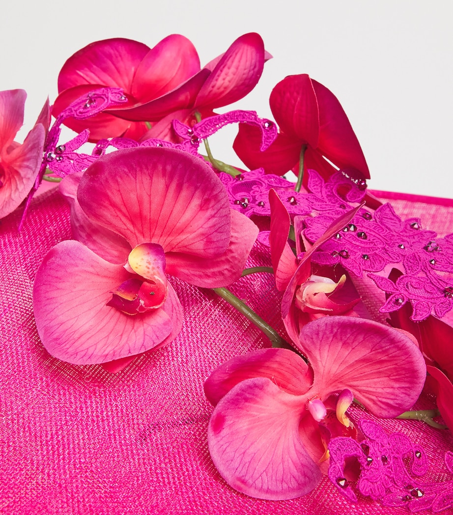 Gin Fizz Hat Fascinator FUCHSIA Image 5