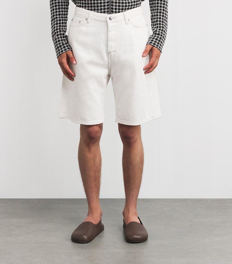 Saeddie Denim Shorts WHITE ROCK CLR002163 Image 3