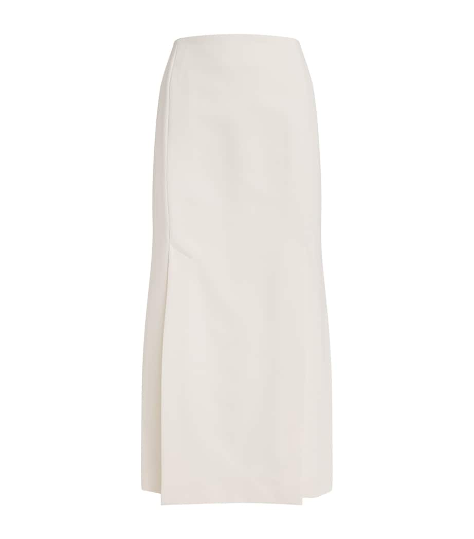 Satin Midi Skirt 112 OFF WHITE Image 1