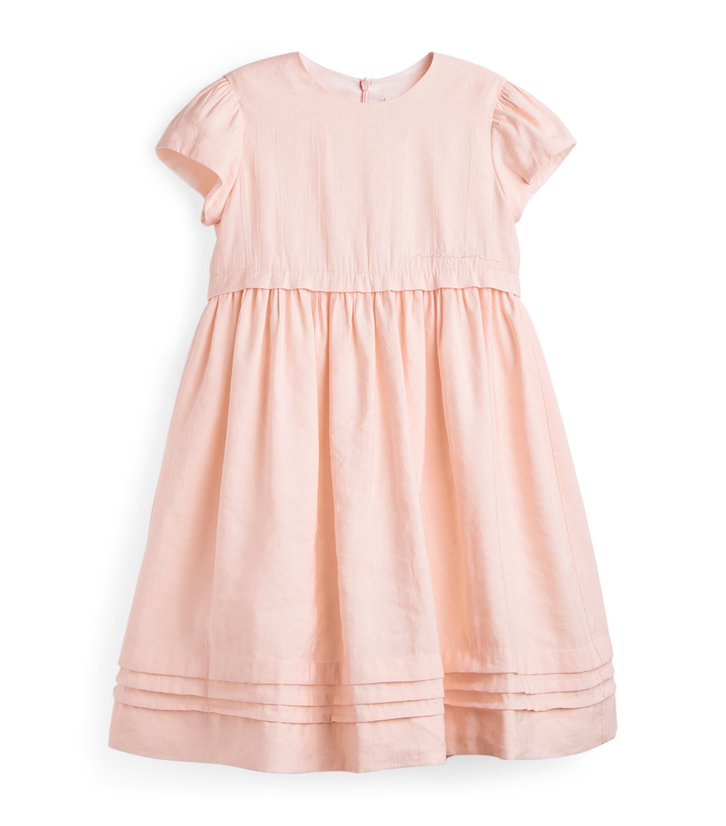 Il Gufo Tiered Dress (2-6 Years) Smoothie Pink Image 1