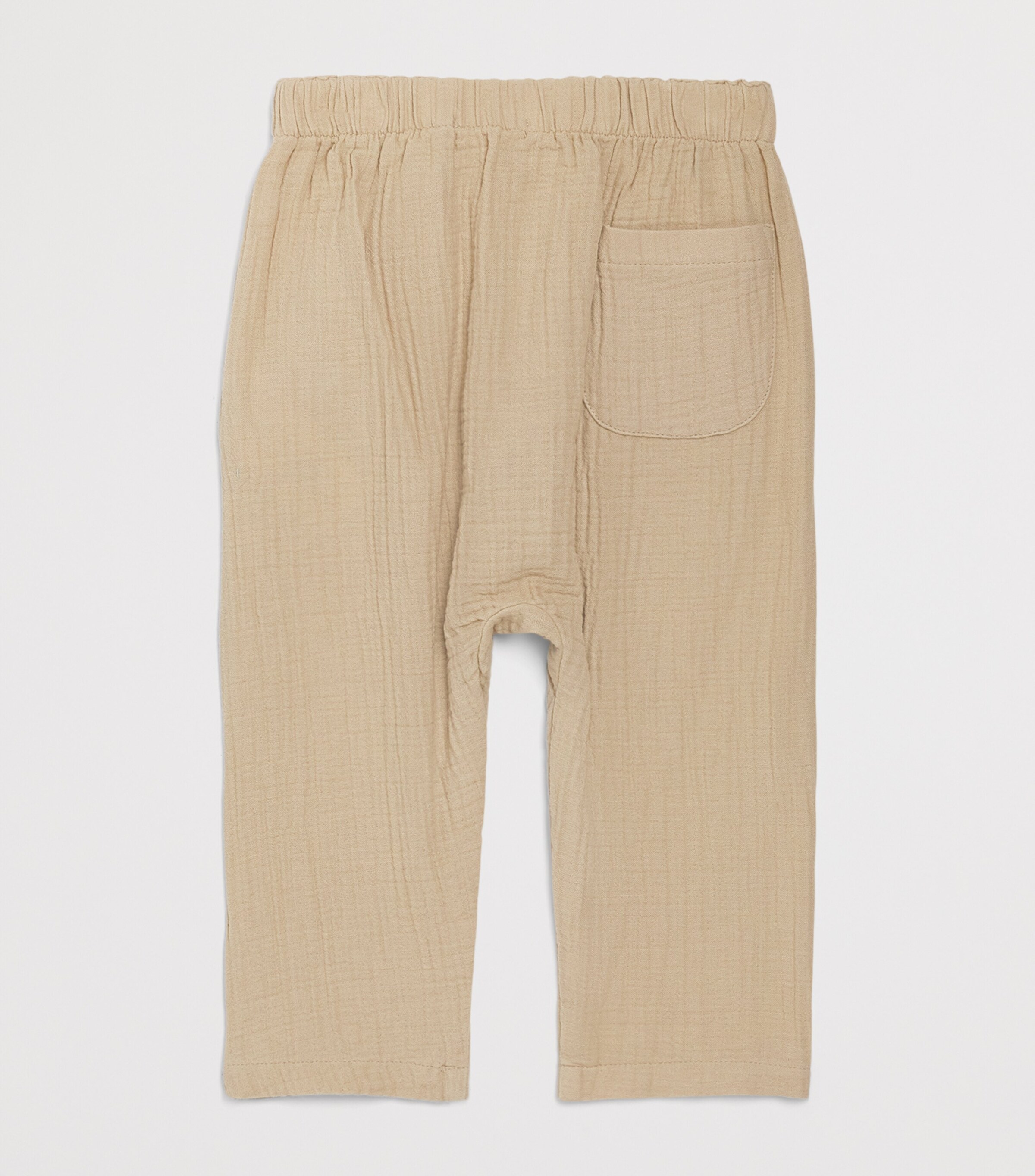 Purebaby Organic Cotton Crinkled Trousers (0-12 Months) Burto Image 2