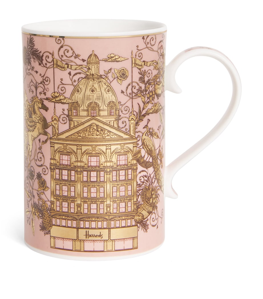 Knightsbridge Building Mug PINK Image 1