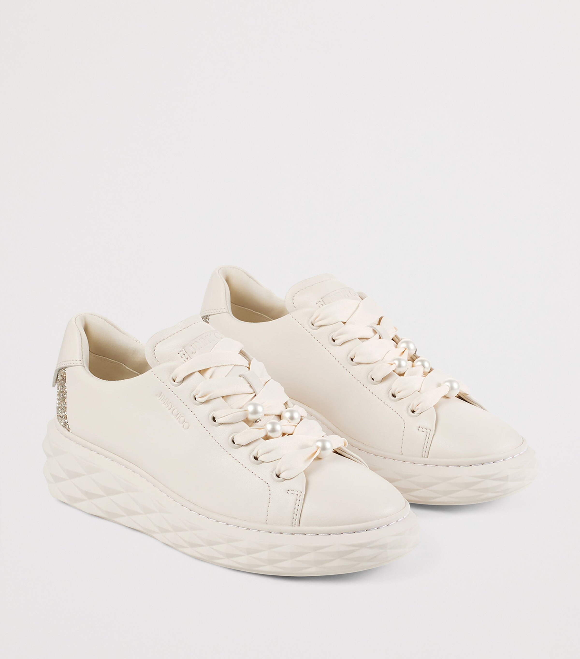 Diamond Light Max Embellished Sneakers V LATTE MIX Image 2