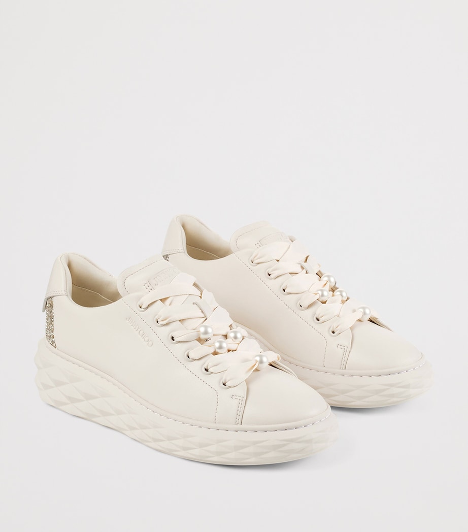 Diamond Light Max Embellished Sneakers V LATTE MIX Image 2