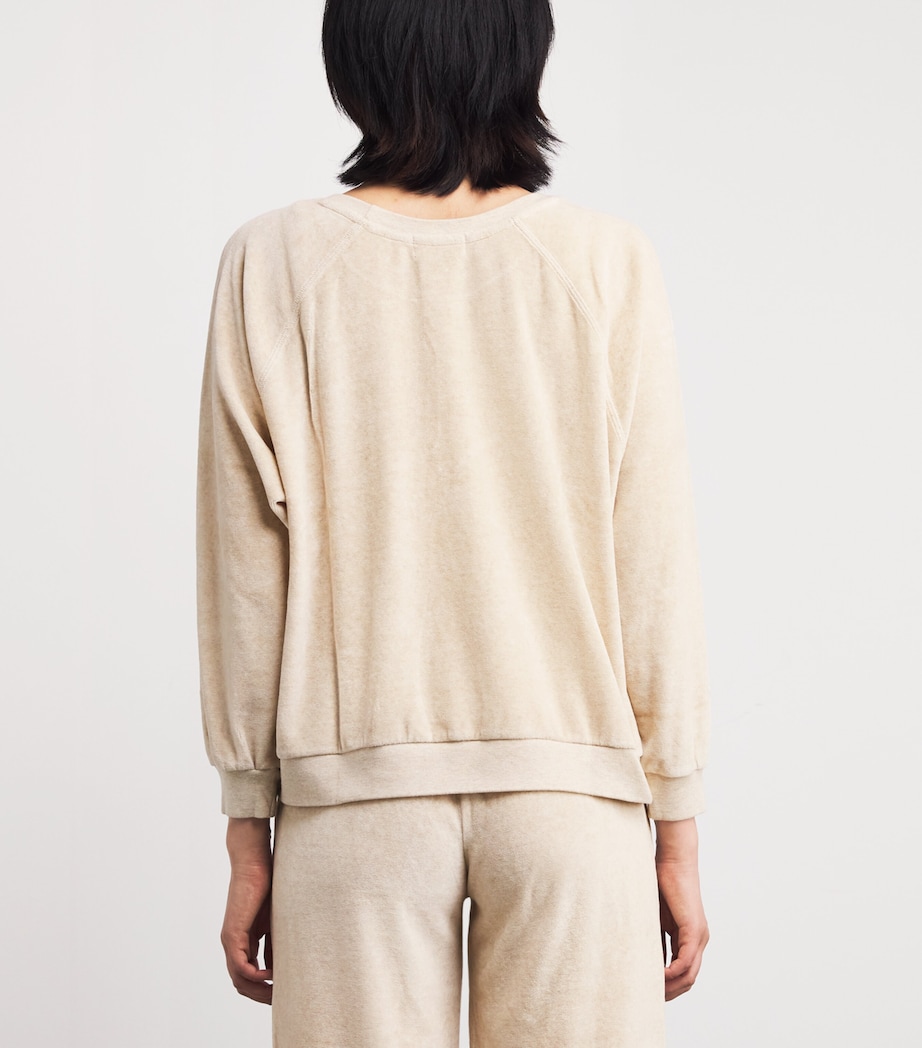 Cotton-Blend Samos Sweatshirt OATMEAL HEATHER Image 4