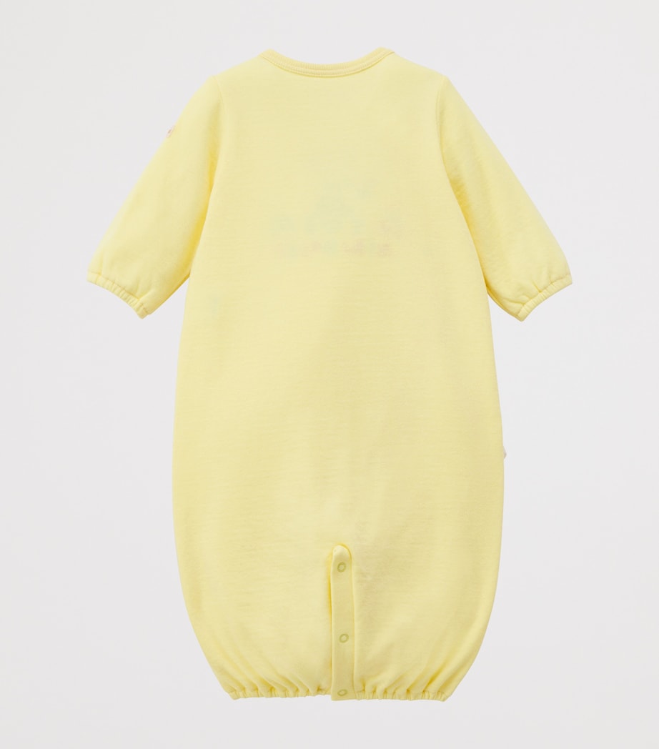 Miki House Logo Bear Embroidered Playsuit (1 Month) Image 2