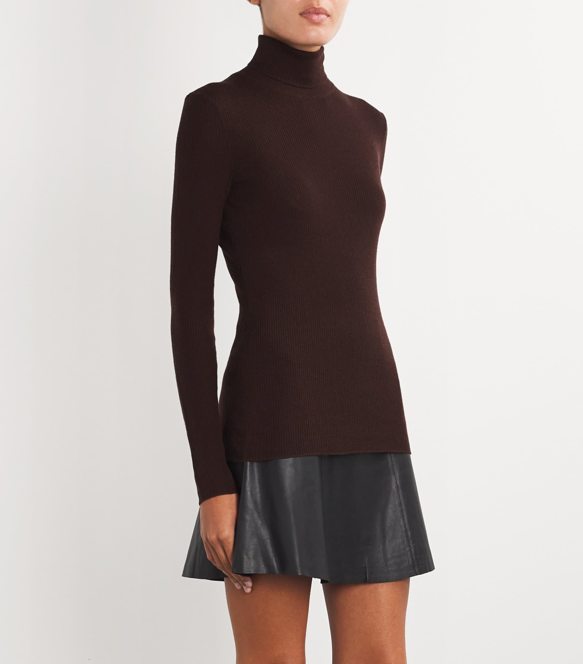 Milko Rollneck Sweater BROWN Image 3