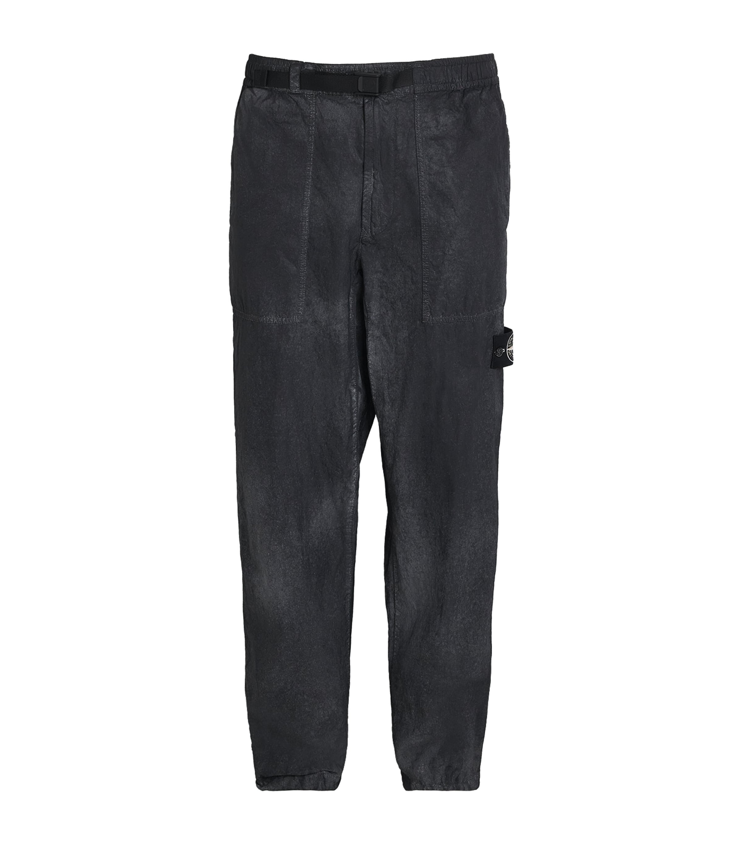 Stone Island Mens Reflective Fatigue Trousers Image 1