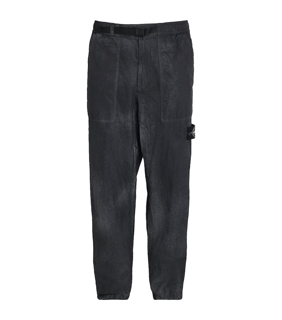 Stone Island Mens Reflective Fatigue Trousers Image 1