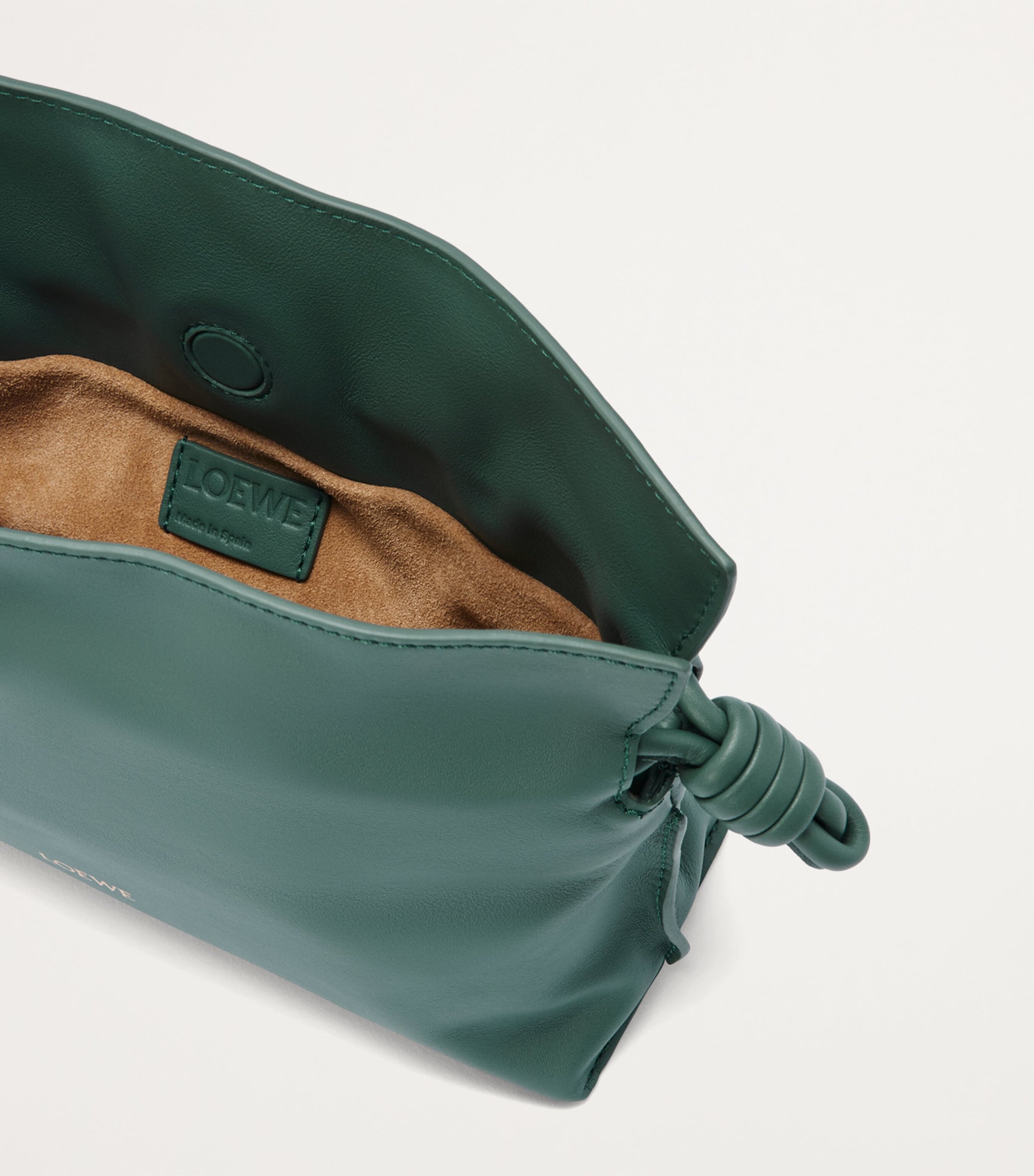 Mini Leather Flamenco Purse VETIVER Image 6