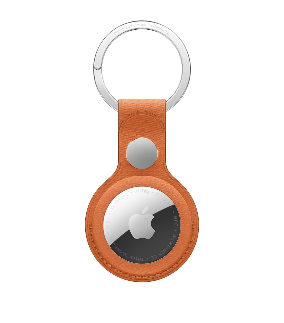 AirTag FineWoven Key Ring ORANGE Image 1