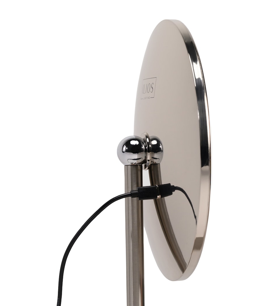 Tabletop 5X Rechargeable LED Mirror SILVER Image 8