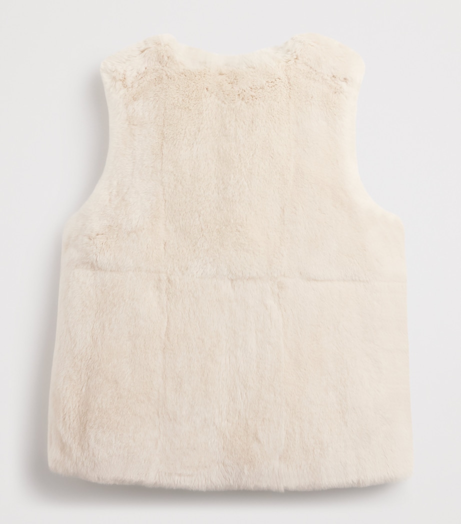 Rabbit Fur Gilet (4-14 Years) A5177CALIN Image 2