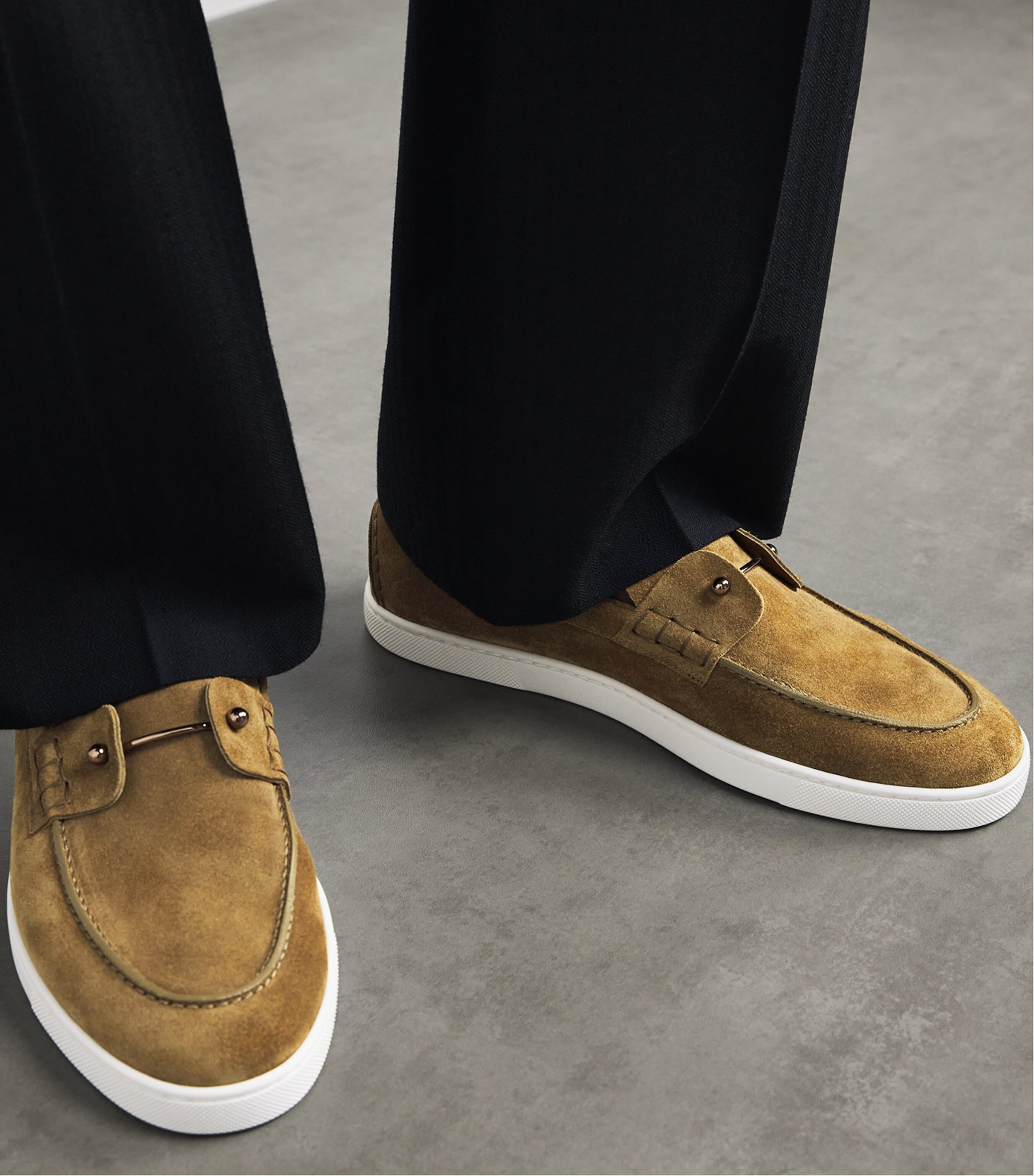 Christian Louboutin Chambeliboat Leather Boat Shoes Image 2