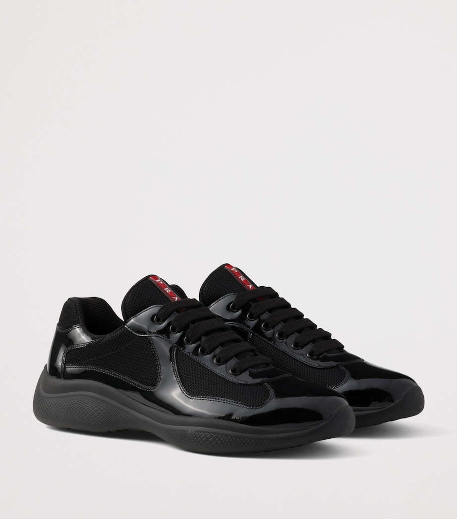 Patent Leather-Blend America's Cup Sneakers F0002 Image 2
